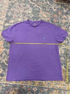 Polo by Ralph Lauren Men’s Violet Short Sleeve Pocket Tee